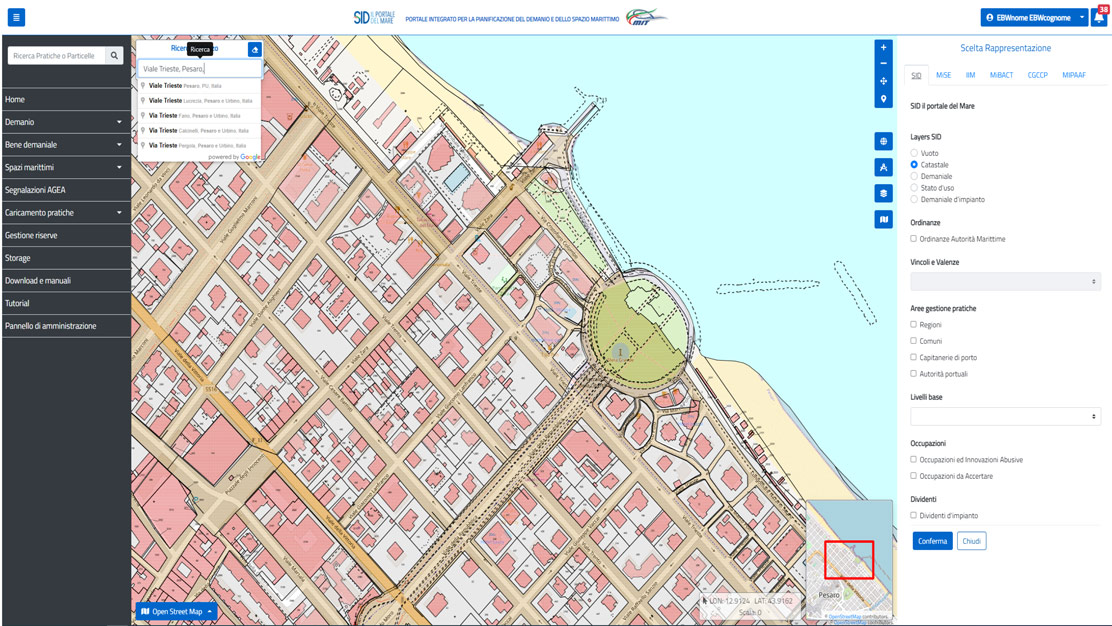 Soluzione GIS per planimetria catastale e gestione delle informazioni catastali
