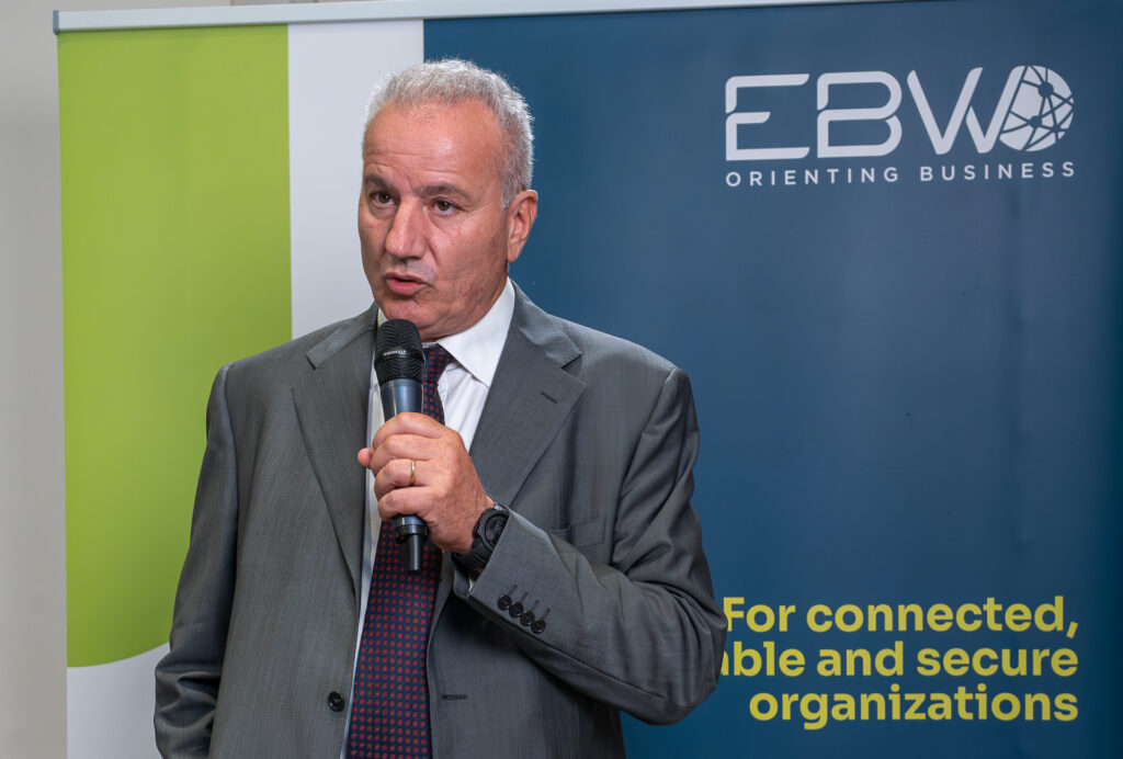 Foto dell'evento per i 40 anni di EBWorld insieme alle imprese del 12 ottobre 2023